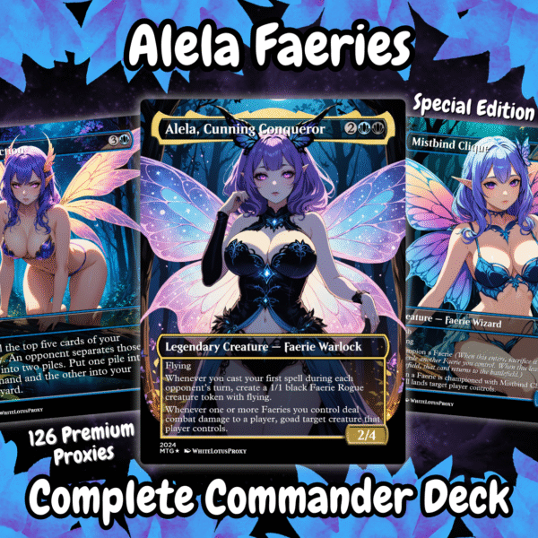 alela faeries mtg proxy commander deck