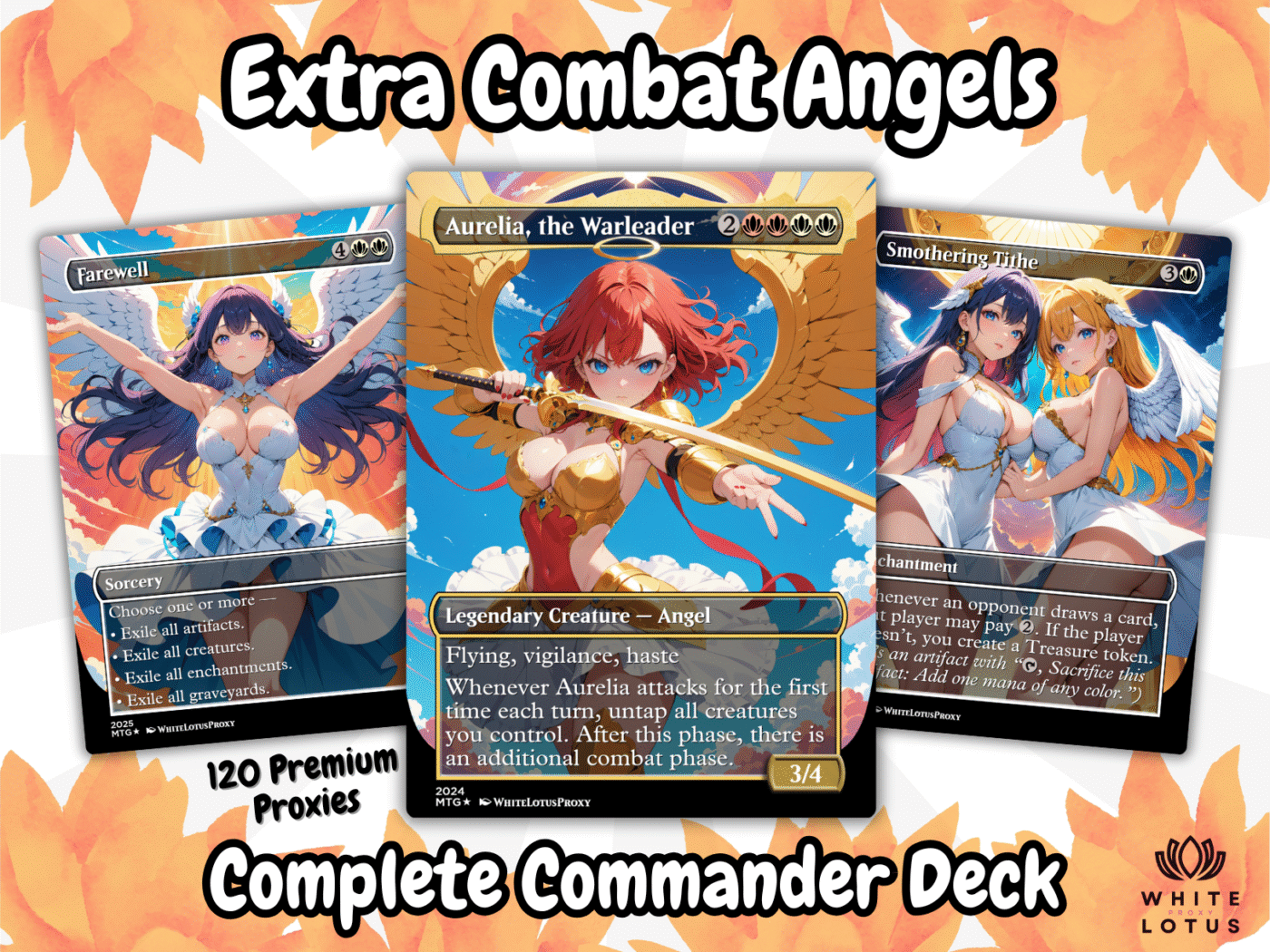 aurelia angel mtg proxy commander deck