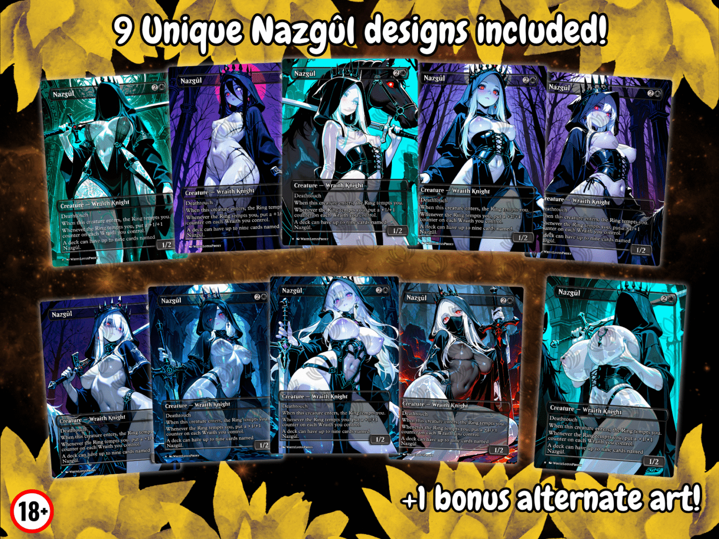 Dark Lord NSFW MTG Proxy Commander Deck 4 4