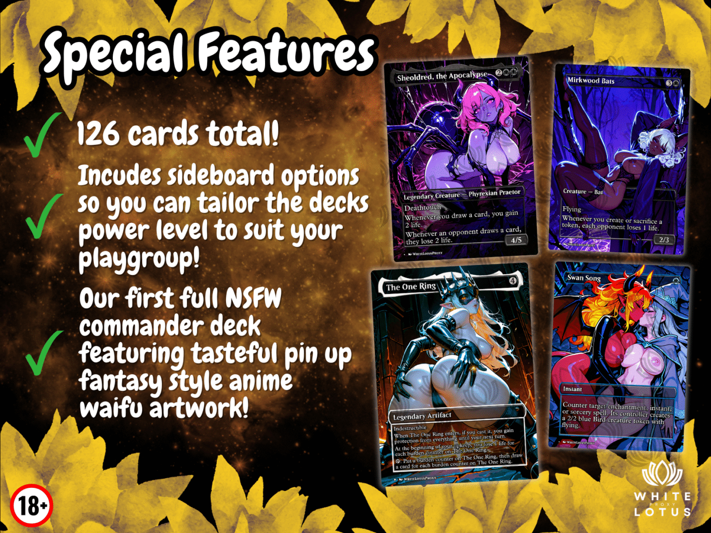 Dark Lord NSFW MTG Proxy Commander Deck 8 8