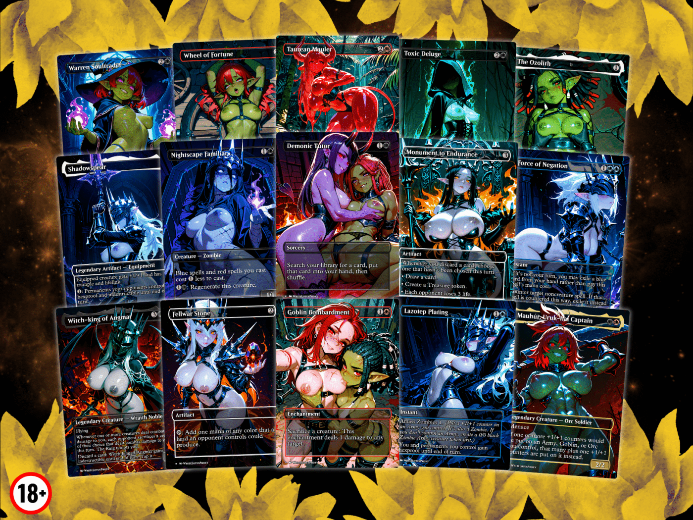 Dark Lord NSFW MTG Proxy Commander Deck 9 9