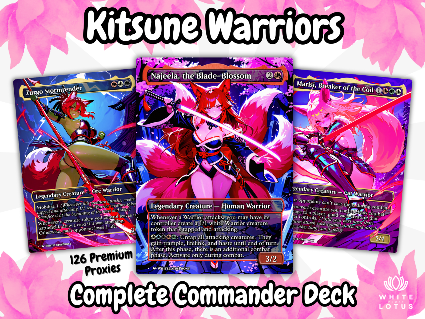 Najeela MTG Proxy Commander Deck 1 najeela mtg proxy commander deck