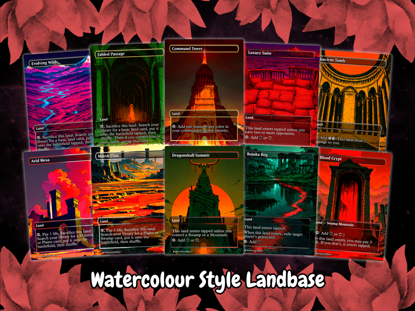 Minotaurs NSFW MTG Proxy Commander Deck 10 WLP Sethron NSFW