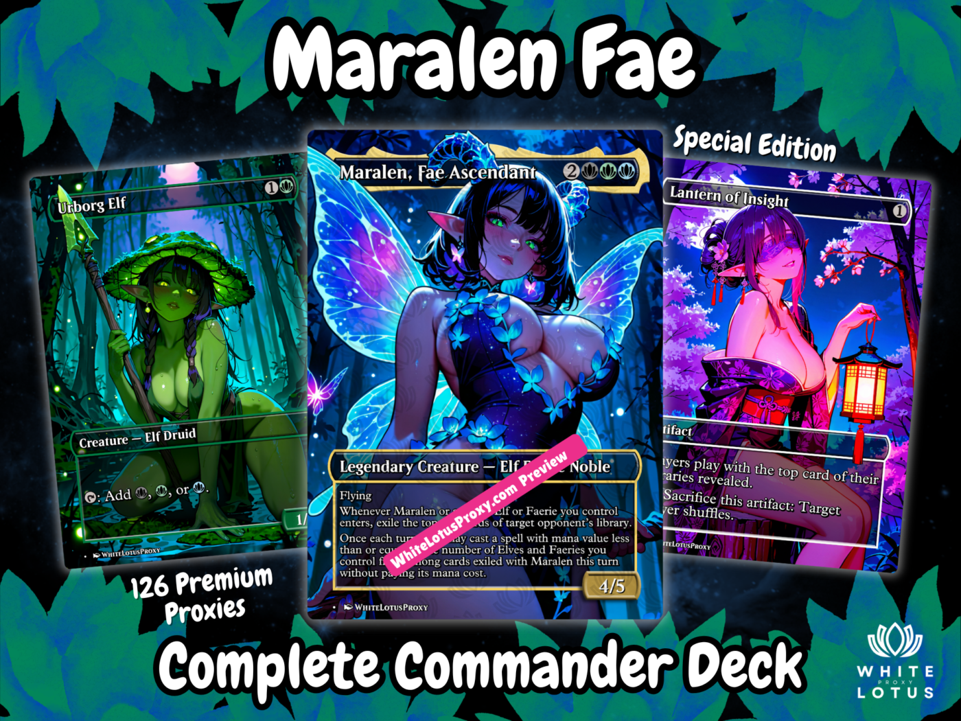 Marelen MTG Proxy Commander Deck 1 maralen mtg proxy commander deck