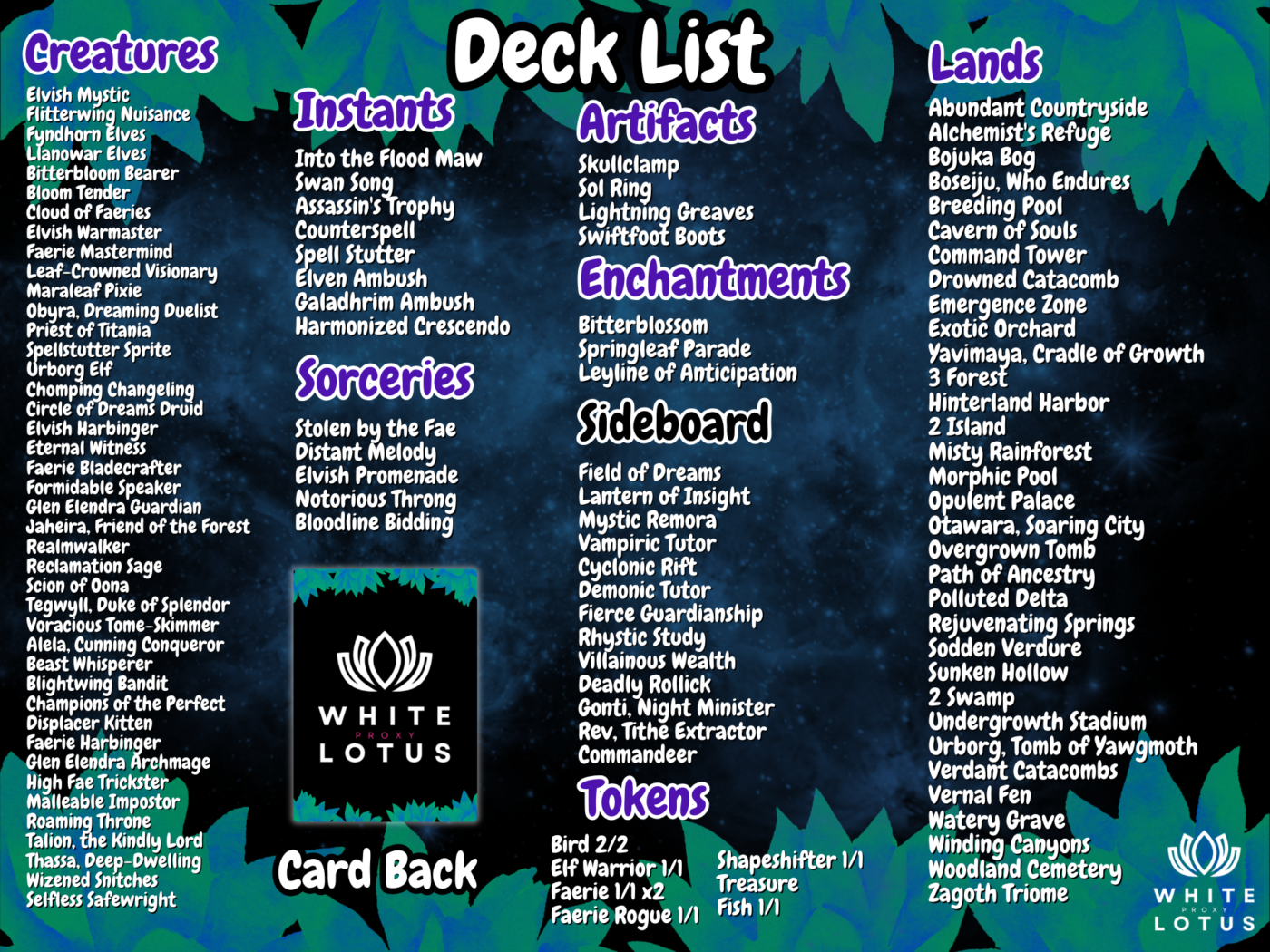 Marelen MTG Proxy Commander Deck 10 10