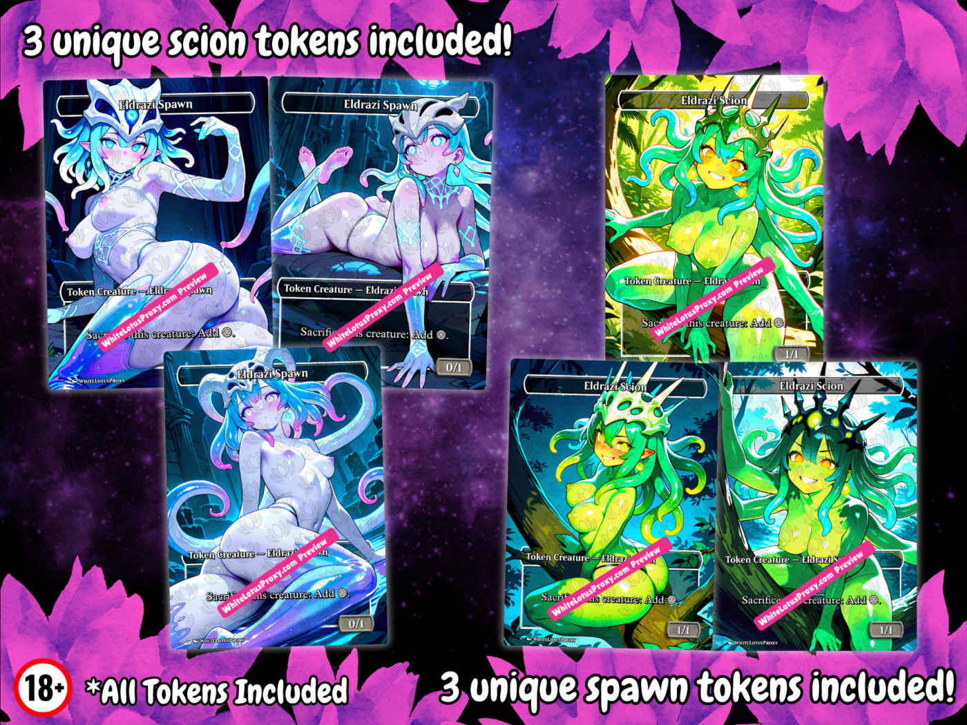 Eldrazi NSFW MTG Proxy Commander Deck 3 4 1