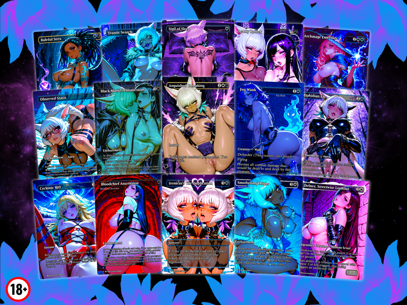 Yshtola NSFW MTG Proxy Commander Deck 3 5 2