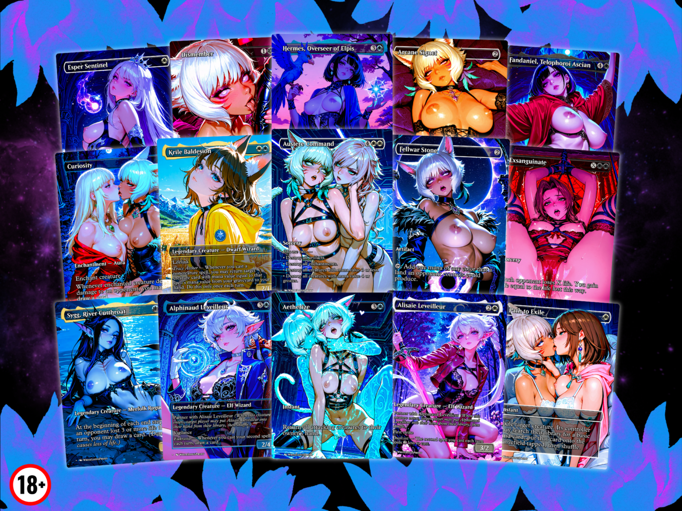 Yshtola NSFW MTG Proxy Commander Deck 5 7 2