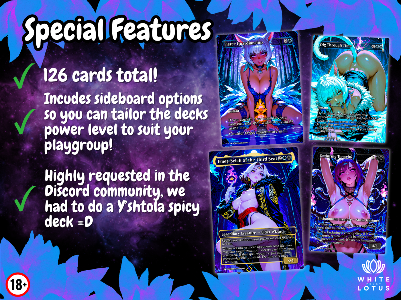 Yshtola NSFW MTG Proxy Commander Deck 6 8 2