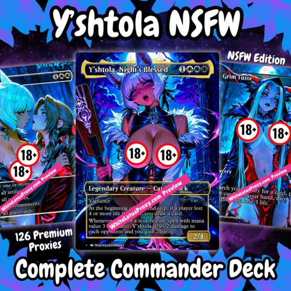 Yshtola NSFW MTG Proxy Commander Deck