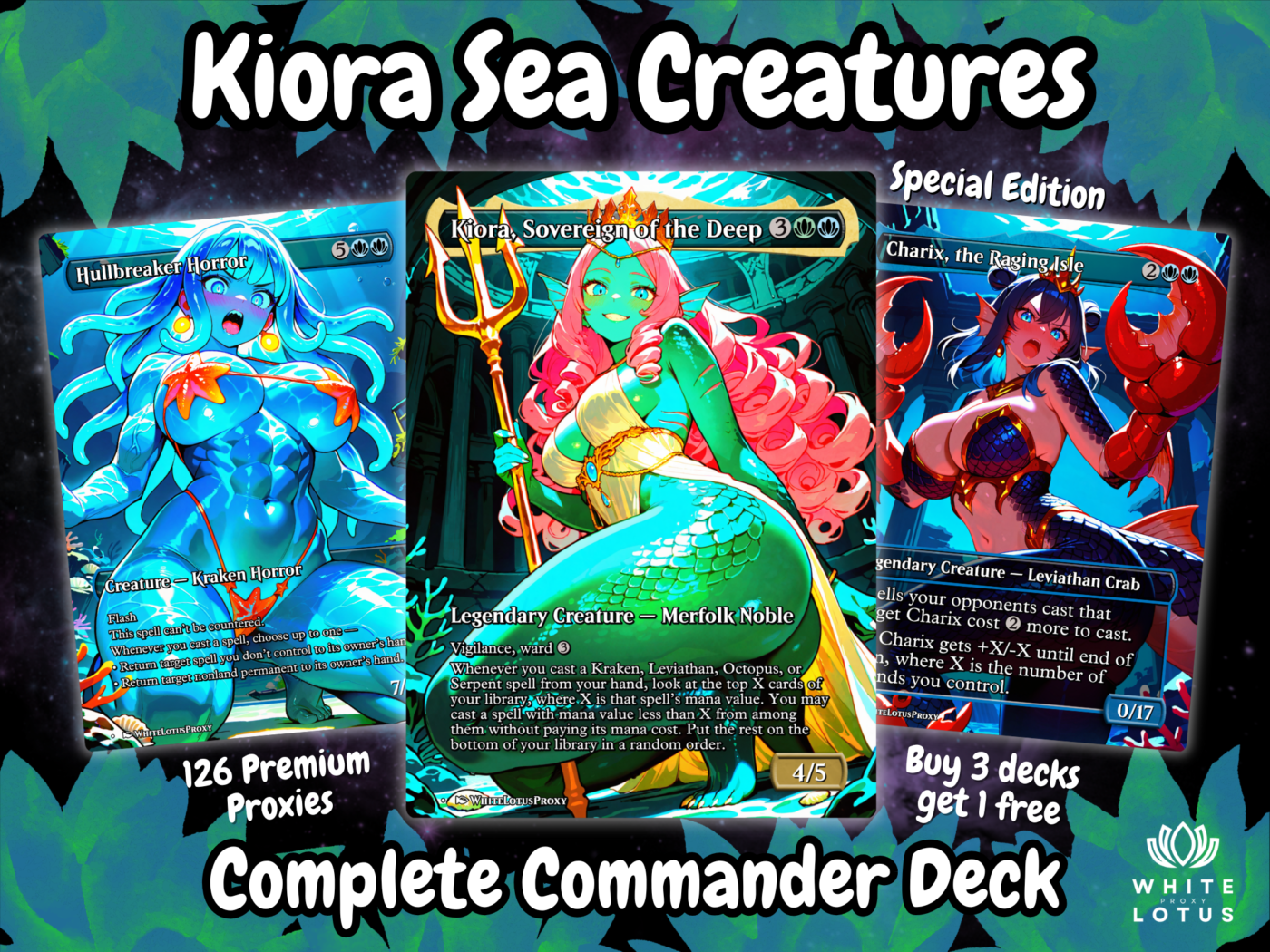 kiora mtg proxy commander deck