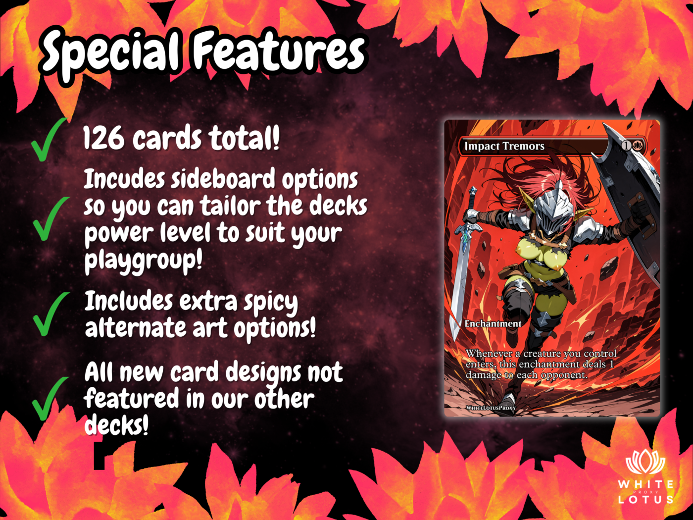 Krenko NSFW Proxy Commander Deck 32 9 1
