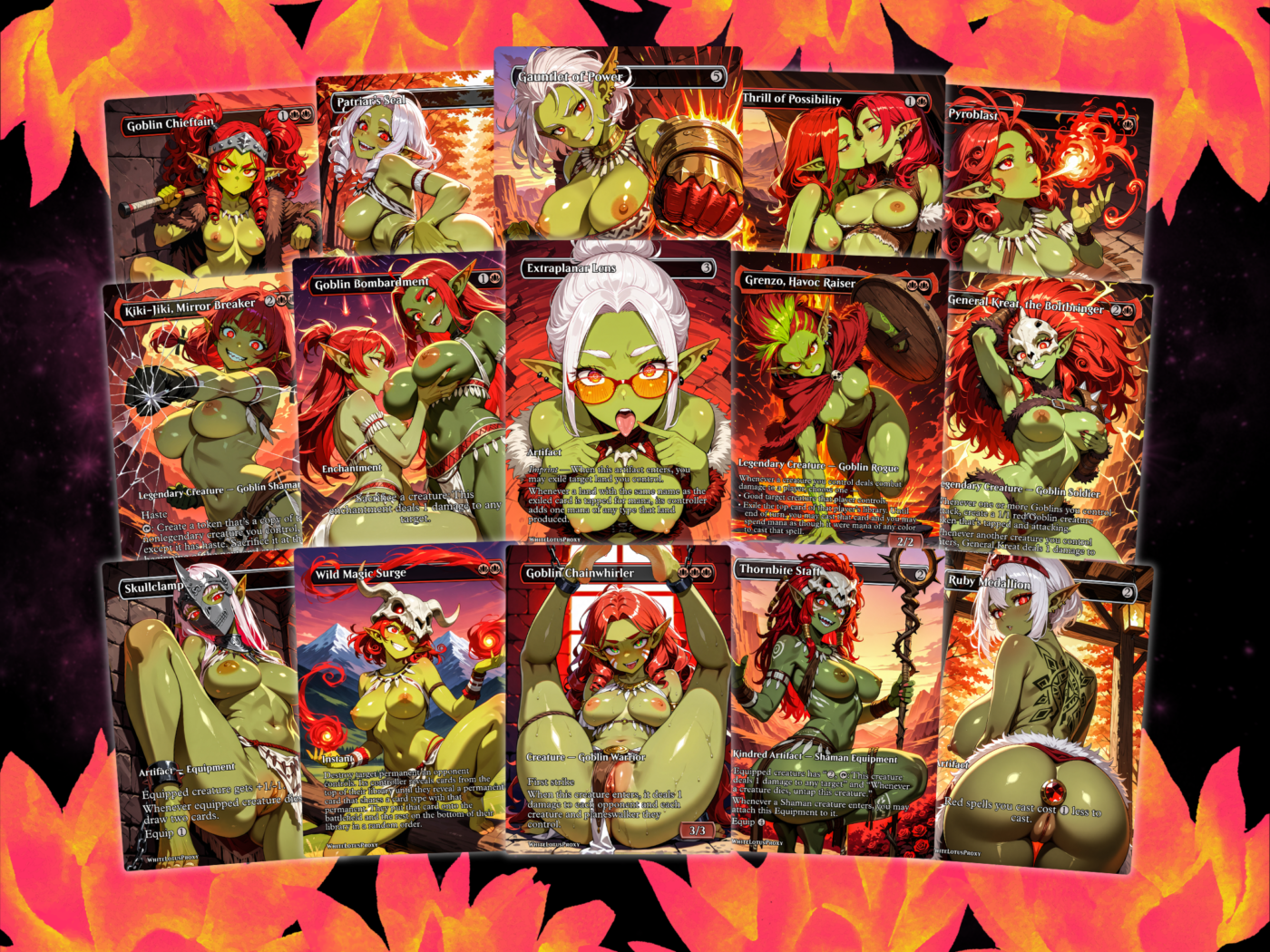 Krenko NSFW Proxy Commander Deck 31 NSFW WLP Krenko