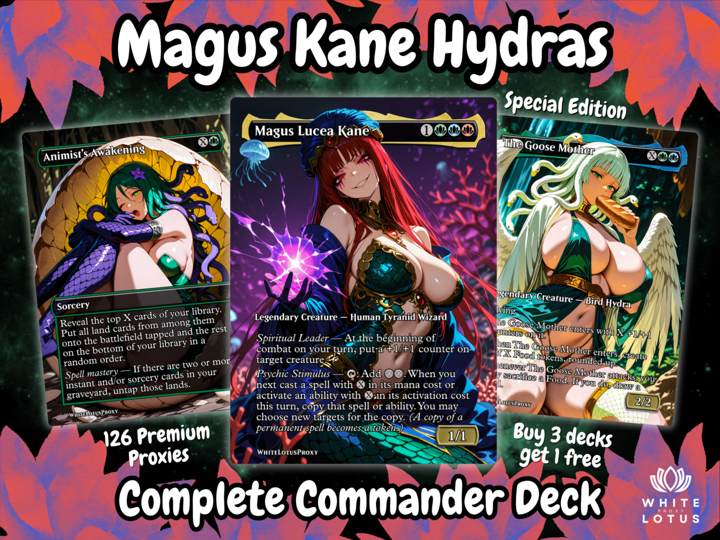 Hydra Tribal Proxy Commander Deck 1 hydra tribal proxy commander deck
